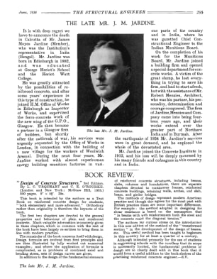 The Late Mr. J.M. Jardine