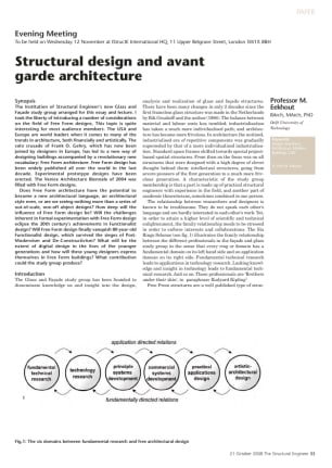Structural design and avant garde architecture