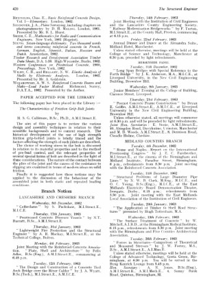 Institution Notices and Proceedings
