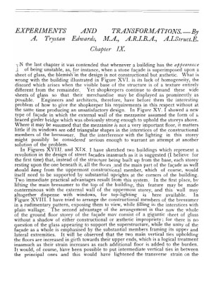 Experiments and Transformations Chapter IX
