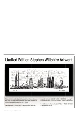Limited Edition Stephen Wiltshire Artwork