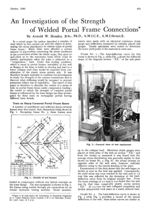 An Investigation of the Strength of Welded Portal Frame Connections