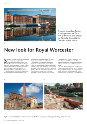 New look for Royal Worcester (Graham Mellor, Glanville Consultants)