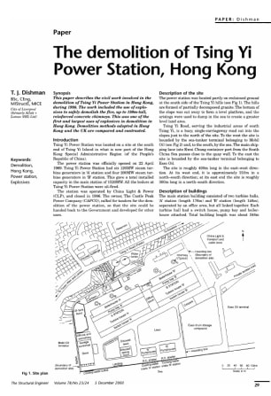 The Demolition of Tsing Yi Power Station, Hong Kong