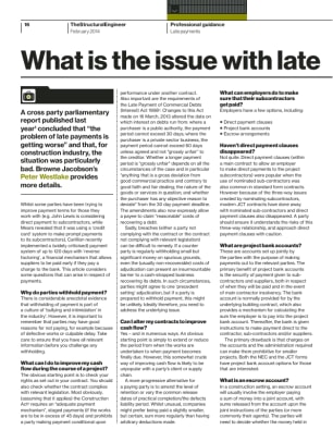 What is the issue with late payments?