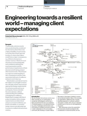 Engineering towards a resilient world – managing client expectations