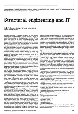 Structural Engineering and IT