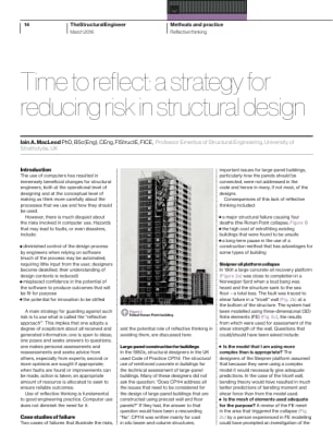 Time to reflect: a strategy for reducing risk in structural design