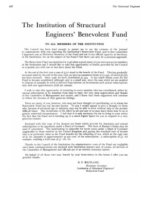 The Institution of Structural Engineers’ Benevolent Fund