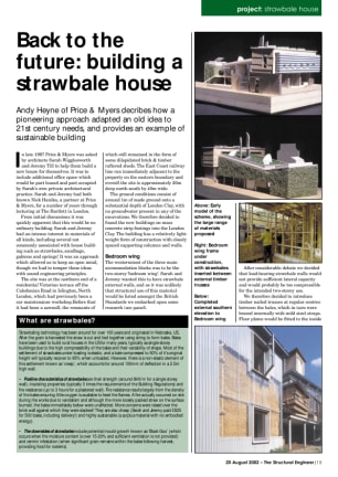 Back to the future: building a strawbale house
