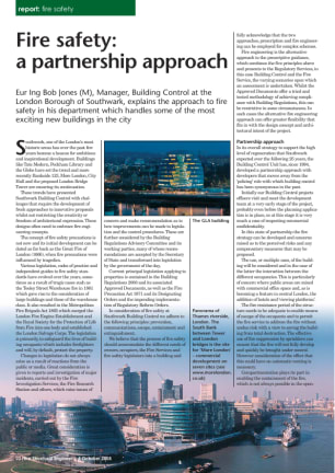 Fire safety: a partnership approach