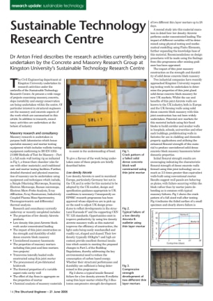 Research update: sustainable technology