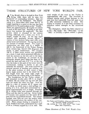 Theme Structures of New York World's Fair