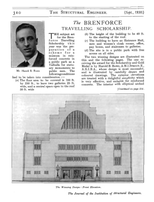 The Brenforce Travelling Scholarship