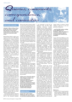 Queries, comments, correspondence and curiosities