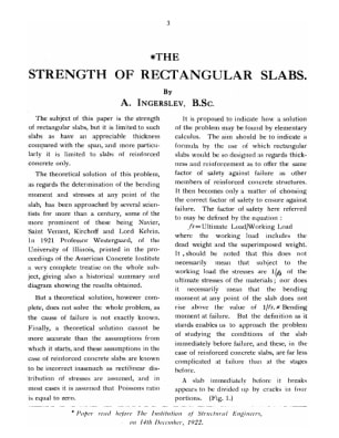 The Strength of Rectangular Slabs