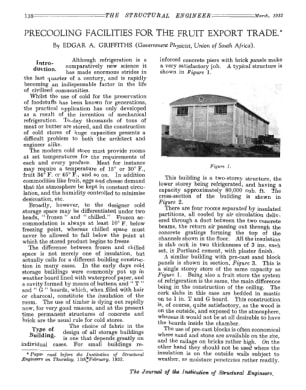 Precooling Facilities for the Fruit Export Trade