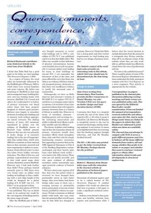 Queries, comments, correspondence and curiosities