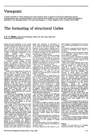 The Formating of Structural Codes