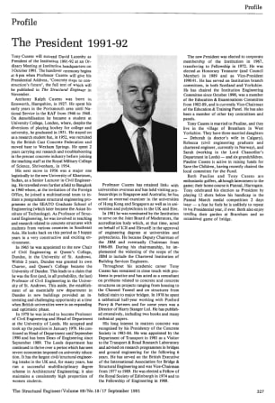 The President 1991-92