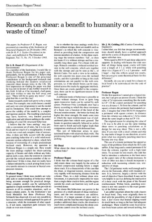 Discussion on Research on Shear: a Benefit to Humanity or a Waste of Time?