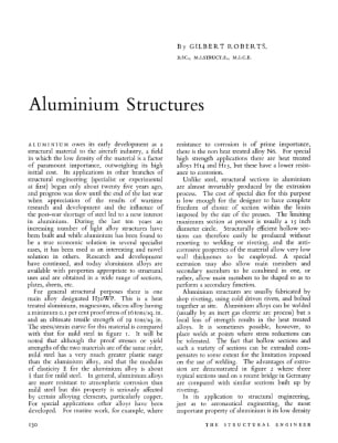 Aluminium Structures
