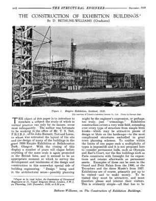 The Construction of Exhibition Buildings