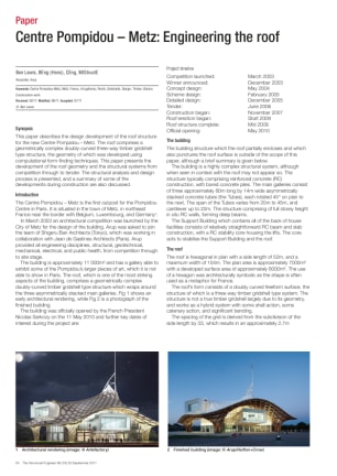 Centre Pompidou - Metz: Engineering the roof