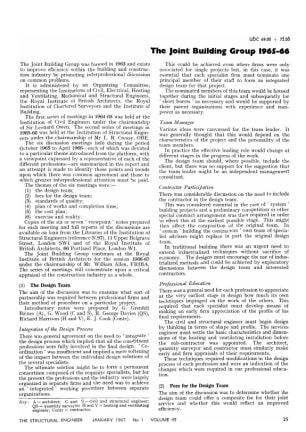The Joint Building Group 1965-66