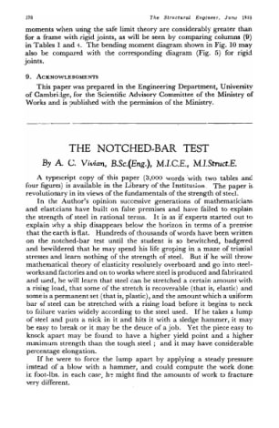 The Notched-Bar Test