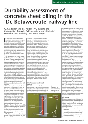 Durability assessment of concrete sheet piling in the DeBetuweroute railway line