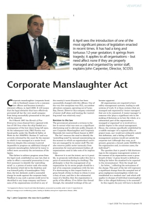 Corporate Manslaughter Act