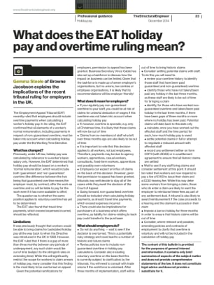 What does the EAT holiday pay and overtime ruling mean?