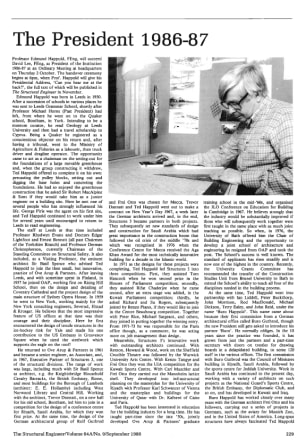The President 1986 - 87