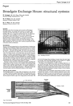 Broadgate Exchange House: Structural Systems