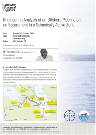 Engineering Analysis of an Offshore Pipeline on an Escarpment in a Seismically Active Zone