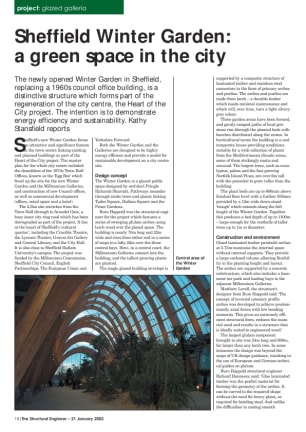 Sheffield Winter Garden: a green space in the city