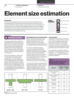 Technical Guidance Note (Level 1, No. 17): Element size estimation