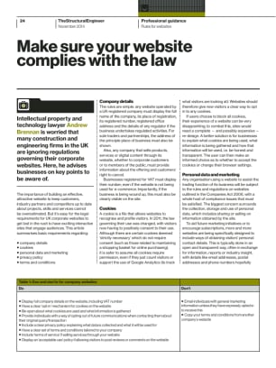 Make sure your website complies with the law