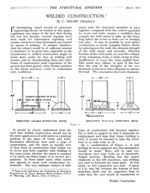 Welded Construction