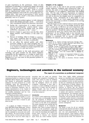 Engineers, Technologists and Scientists in the National Economy. The Report of a Committee on Profes