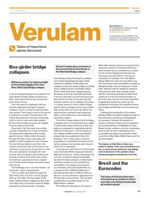 Verulam (readers' letters – January 2017)
