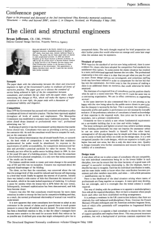 The Client and Structural Engineers