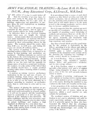 Army Vocational Training