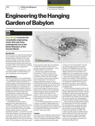 Engineering the Hanging Garden of Babylon