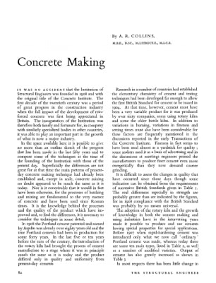 Concrete Making