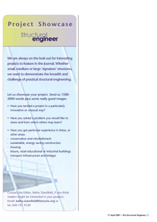 Showcase your structural project