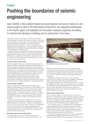 Pushing the boundaries of seismic engineering