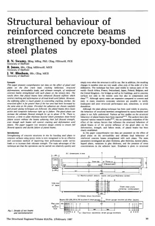 Structural Behaviour of Reinforced Concrete Beams Strengthened by Epoxy-bonded Steel Plates
