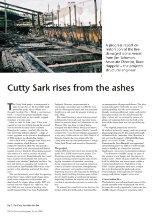 Cutty Sark rises from the ashes (Jim Solomon, Buro Happold)